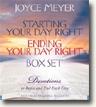 Buy *Starting Your Day Right/Ending Your Day Right Box Set: Devotions to Begin and End Each Day * by Joyce Meyer in abridged CD audio format online